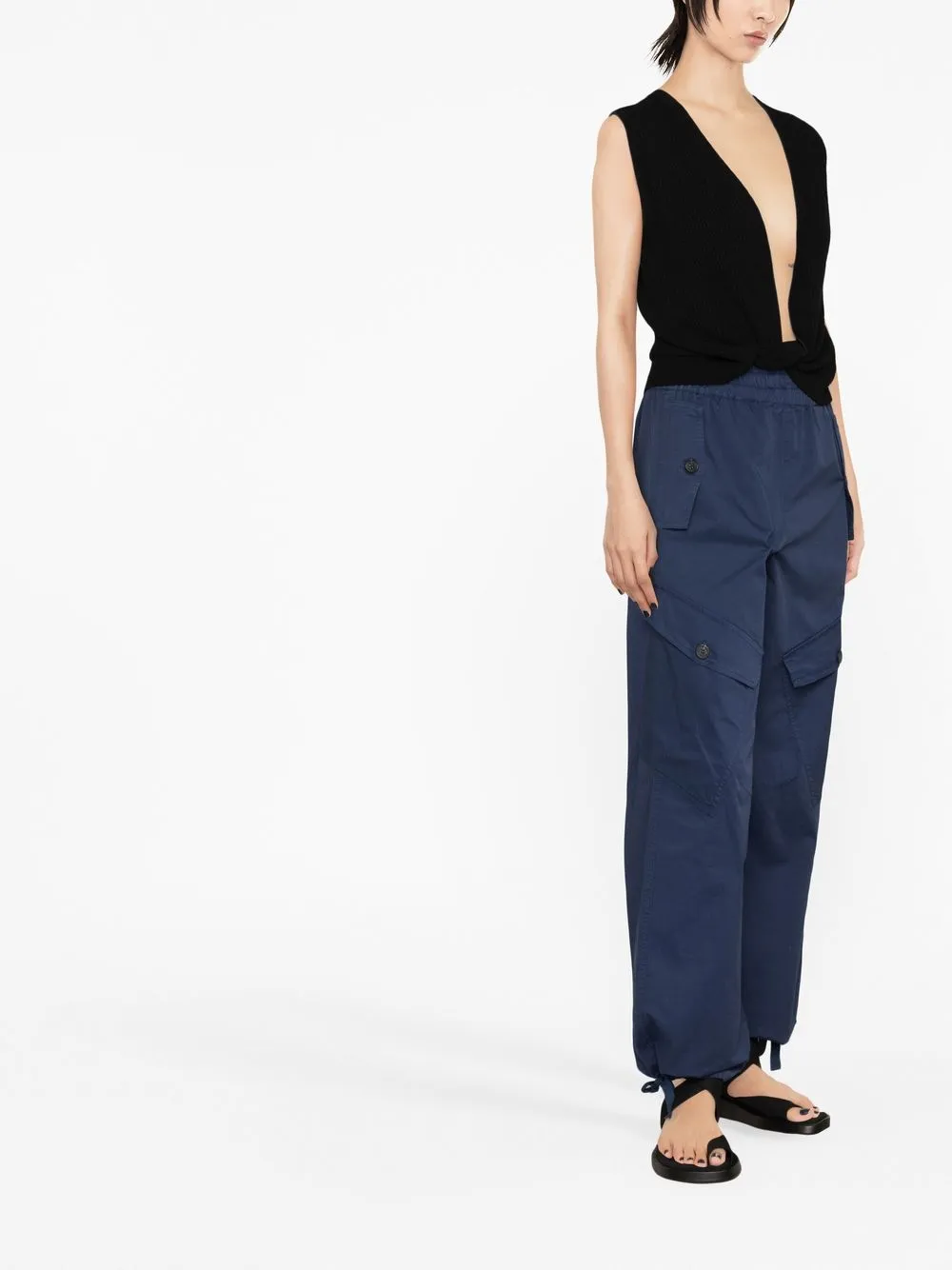 Semicouture elasticatedwaist Cargo Pants Farfetch