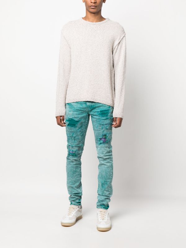 Purple Brand Distressed Skinny Cut Jeans - Farfetch