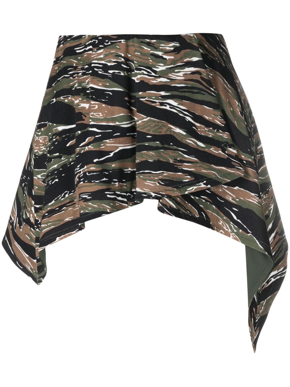 Camouflage 2024 silk skirt