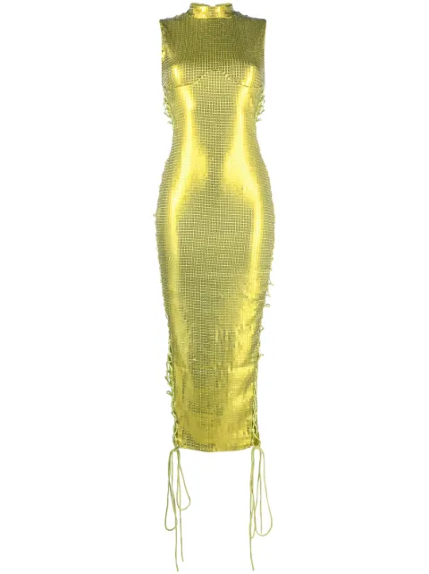 De La Vali Abito midi Elena con paillettes