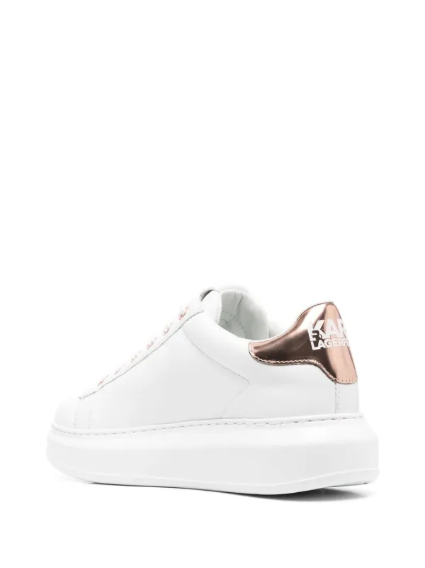 Karl Lagerfeld レザースニーカー | ホワイト | FARFETCH JP