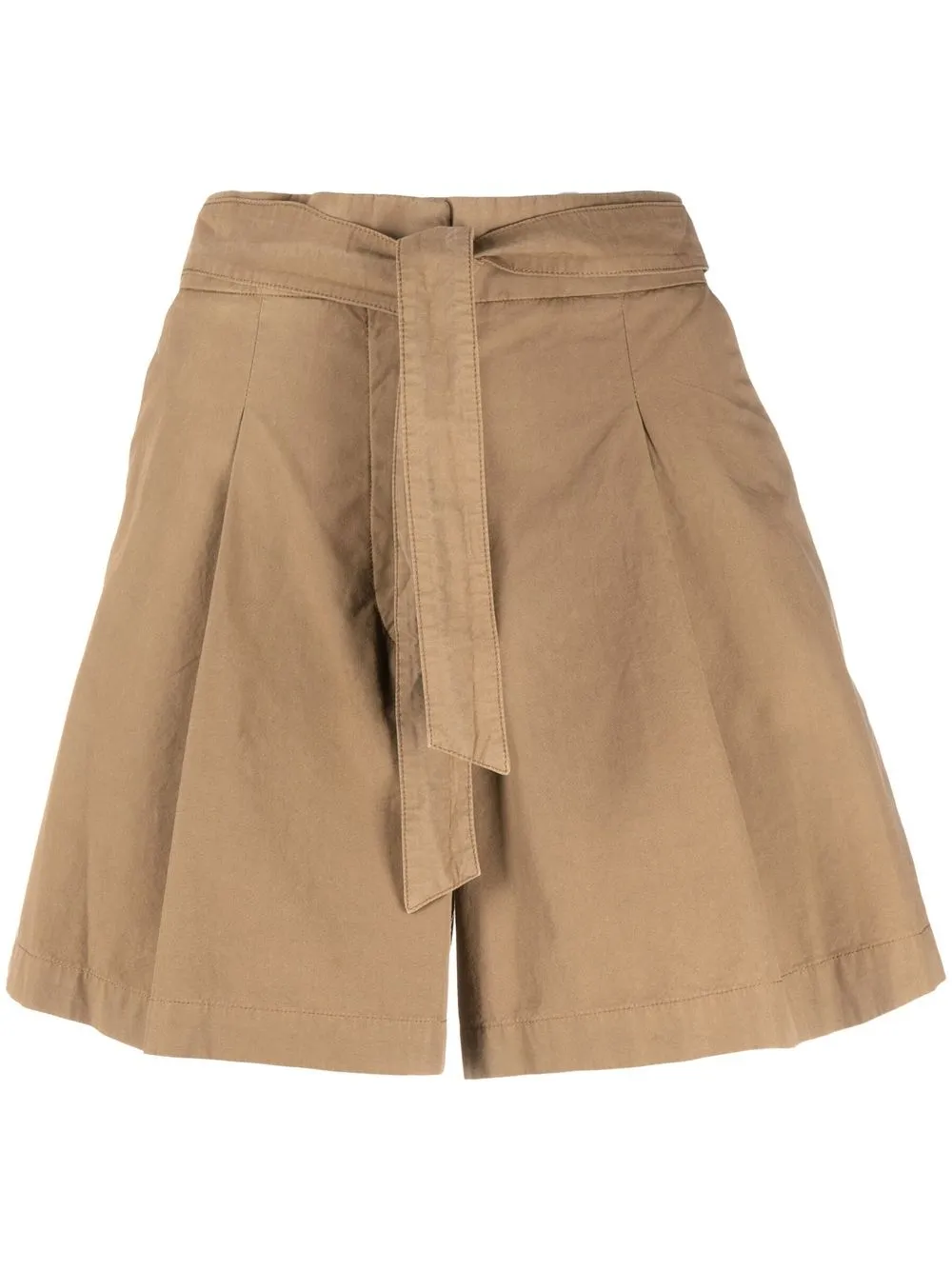 

A.P.C. tie-waist shorts - Brown