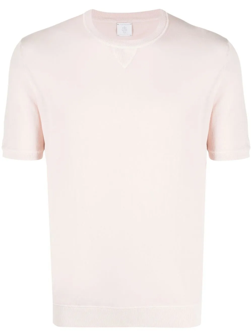 

Eleventy fine knit cotton T-shirt - Pink