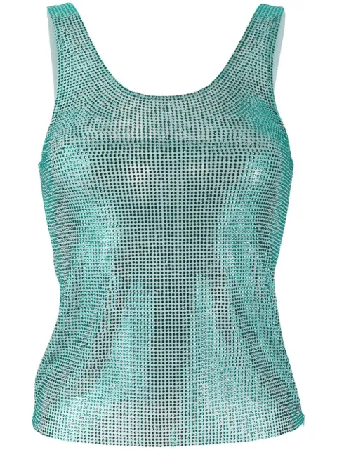 Giuseppe Di Morabito top con apliques de strass