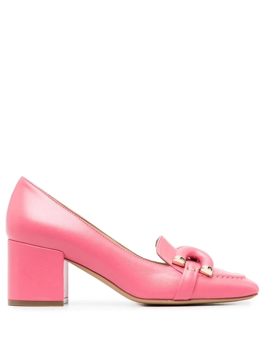 

Roberto Festa buckle-detail 65mm leather pumps - Pink