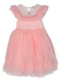 TWINSET Kids tulle-overlay dress - Pink