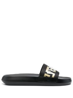 Versace best sale logo sandals