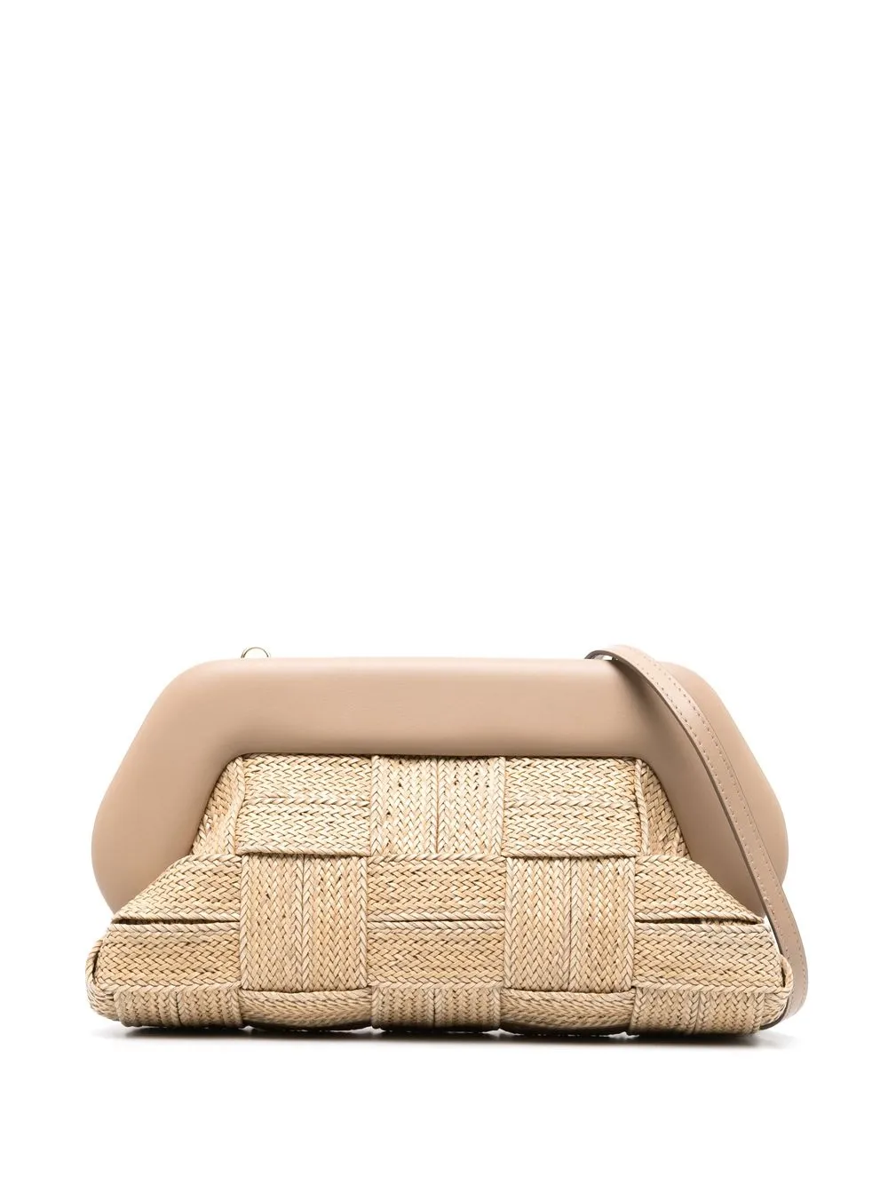 

Themoirè Bios woven clutch bag - Neutrals