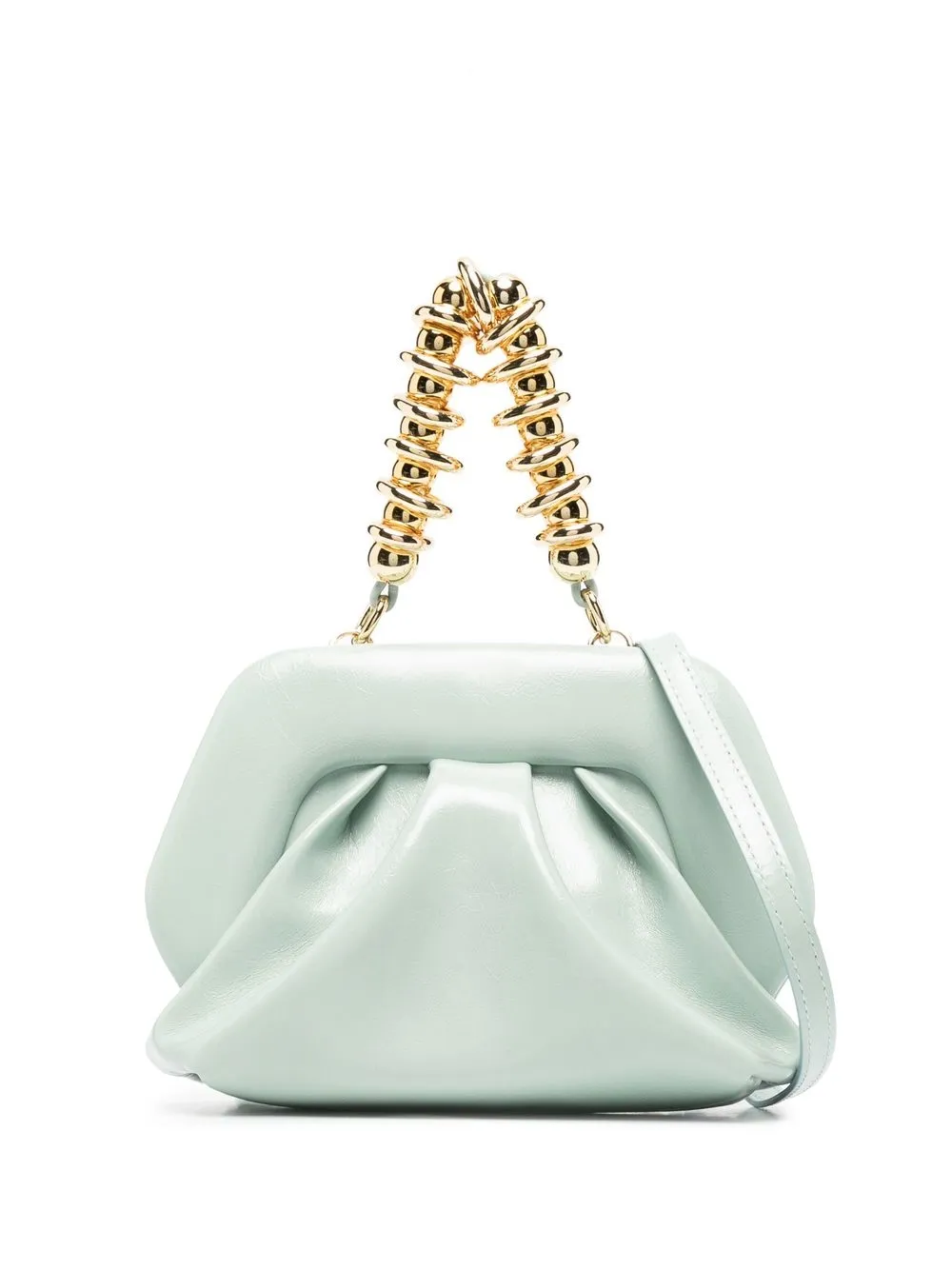 

Themoirè Bios faux leather clutch bag - Green