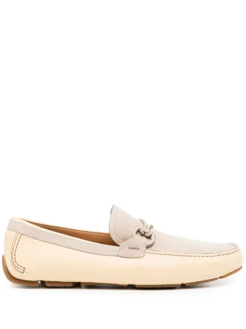 Ferragamo Gancini leather loafers 