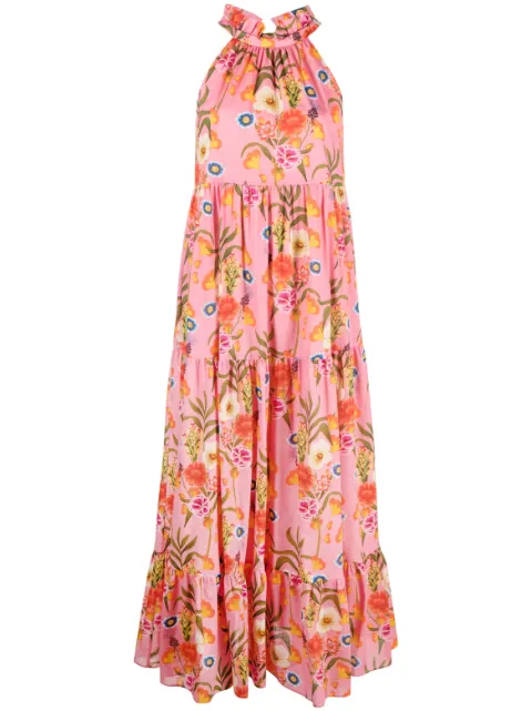 Borgo De Nor Pandora floral-print cotton maxi dress