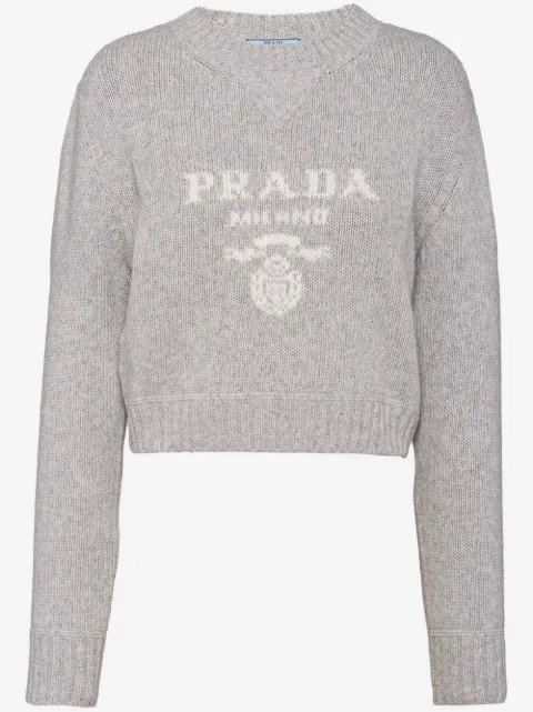 Prada ウールカシミア クルーネック セーター