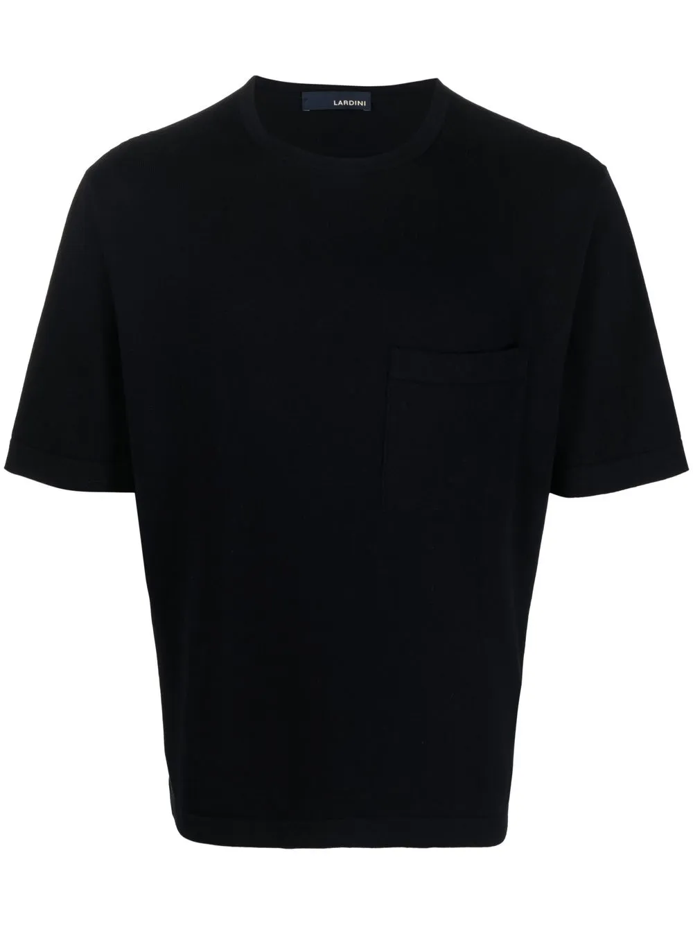 LARDINI SHORT-SLEEVE KNITTED T-SHIRT