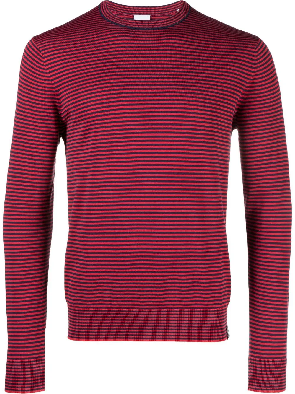 

ASPESI stripe-print fine-knit jumper - Red