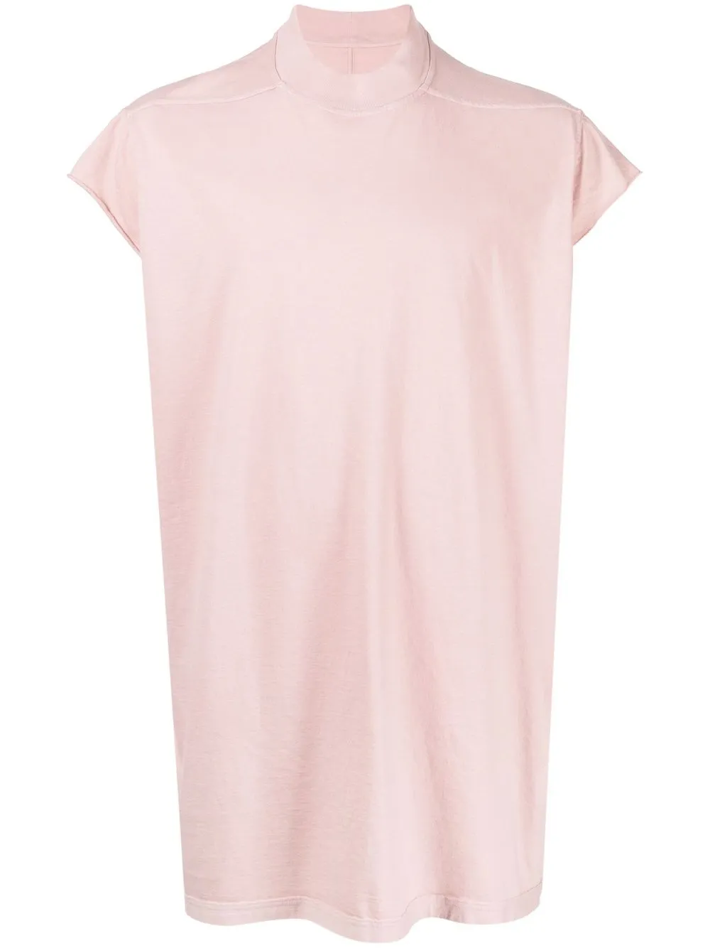 Rick Owens Drkshdw Seam-detailing Sleeveless Shirt In Rosa