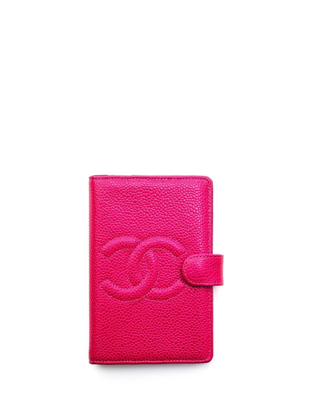 

CHANEL Pre-Owned 1997-1998 CC leather organiser - Pink