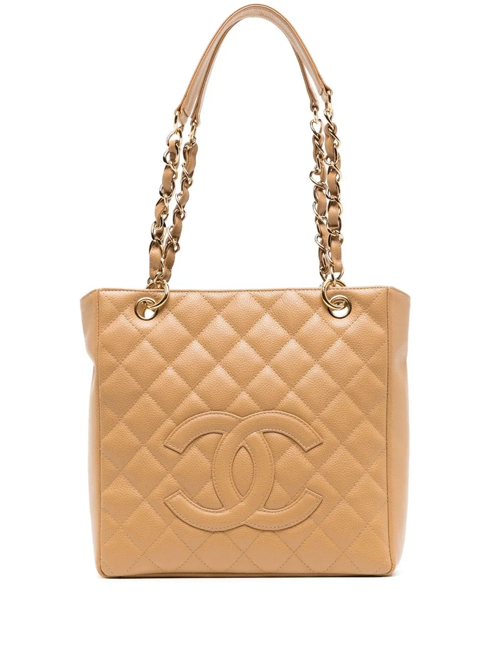 

CHANEL Pre-Owned 2003 Petite Shopping tote bag - Brown