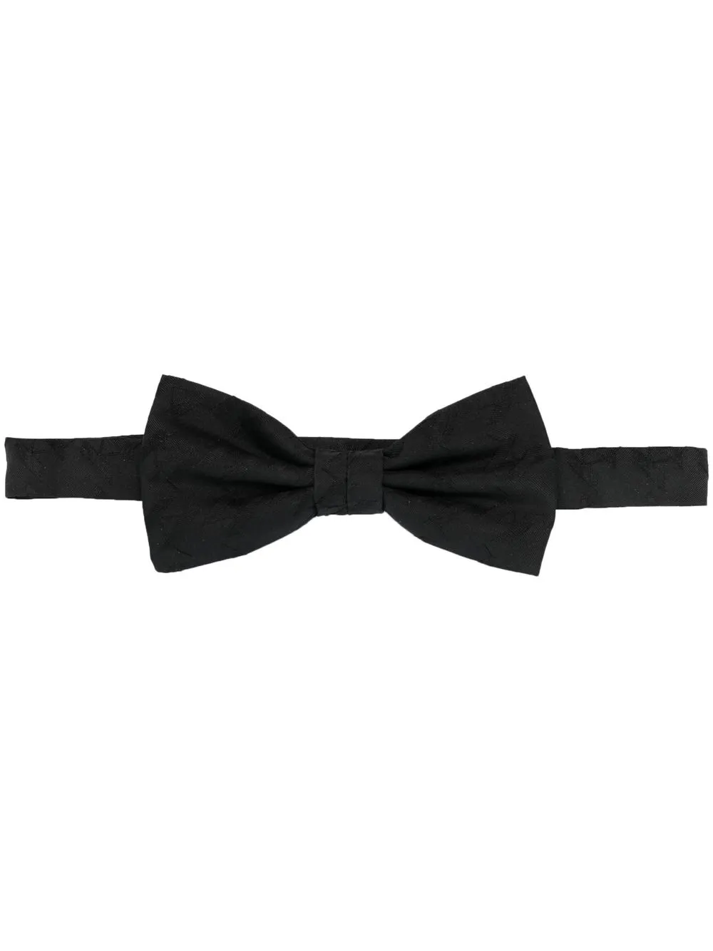 

Karl Lagerfeld plain silk bow tie - Black