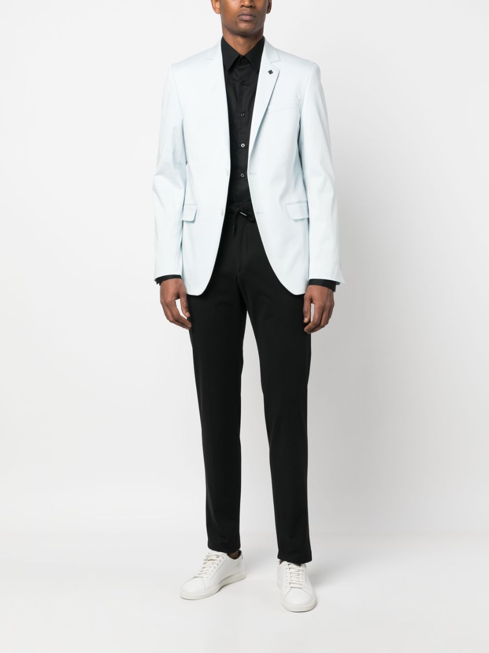 Karl Lagerfeld Blazer met enkele rij knopen - Blauw