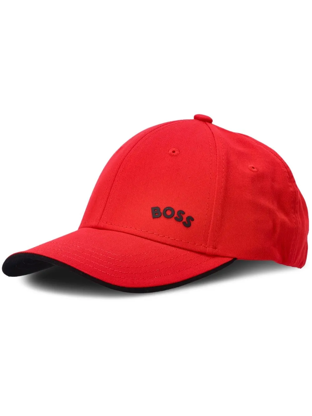 

BOSS logo-print baseball cap - Red