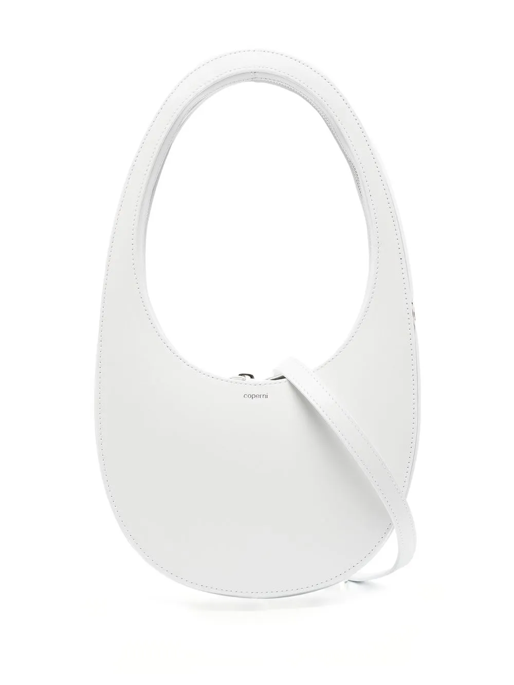 

Coperni logo-stamp leather crossbody bag - White