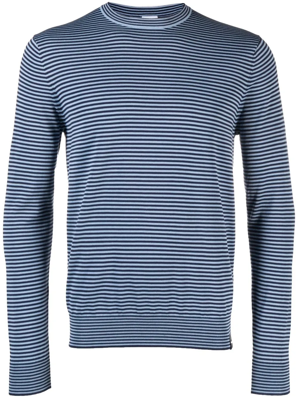 

ASPESI stripe-print fine-knit jumper - Blue