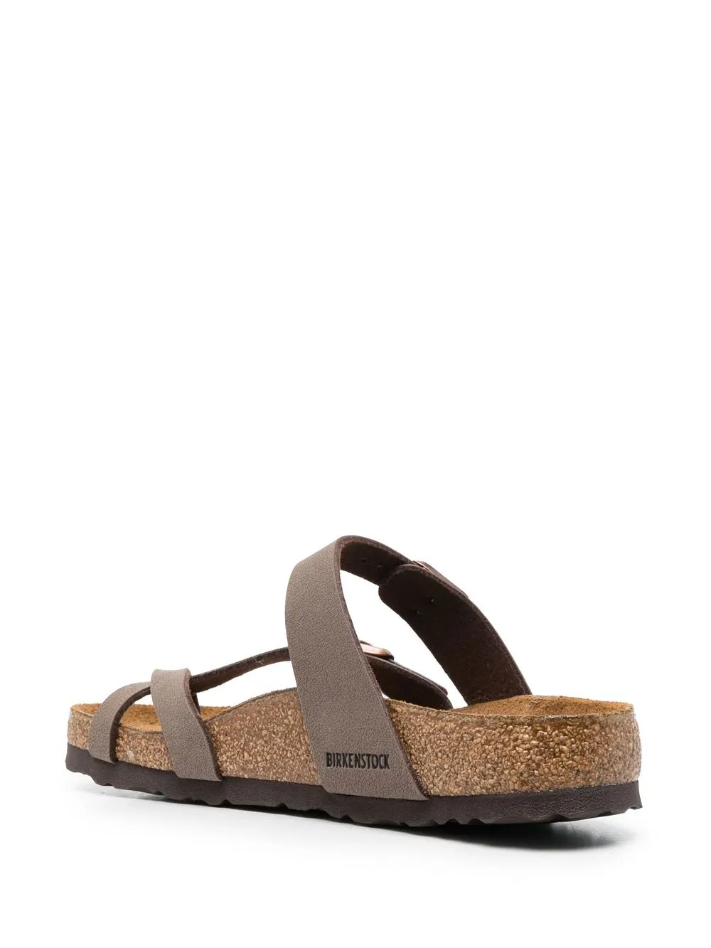 Shop Birkenstock Mayari Leather Sandals In Braun