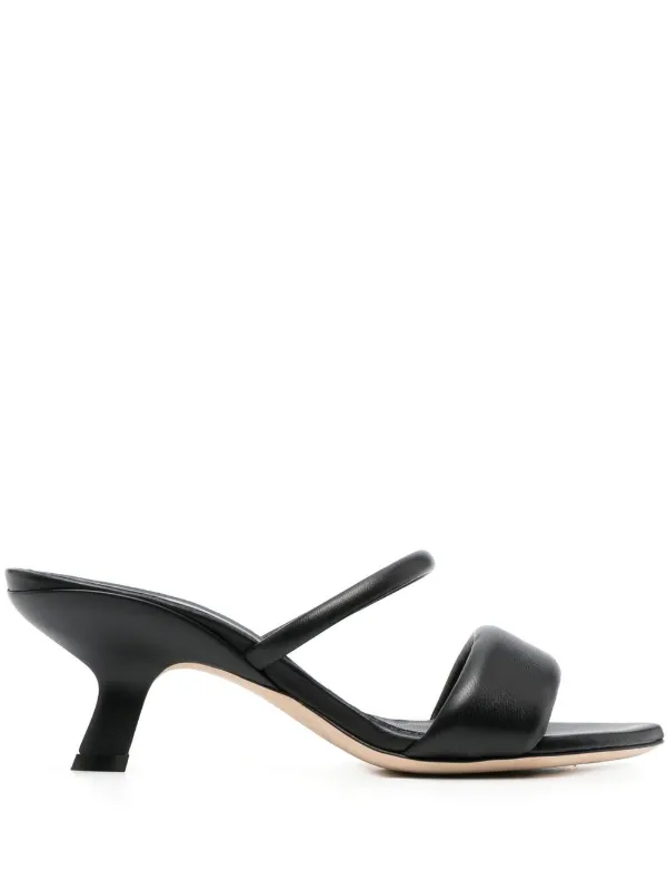 サンダル・ミュール VIC MATIE Women Sandals L1G3952DG50G200101 Black Vic Matie touch-strap Leather Sandals | Black | FARFETCH