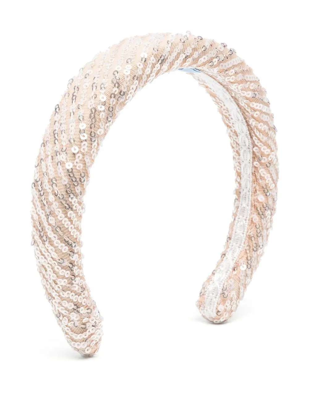 Mi Mi Sol Kids' Sequins Embellishment Headband In Neutrals