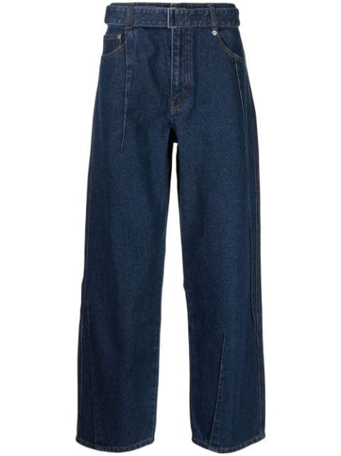 SONGZIO Multi-dart straight-leg jeans 