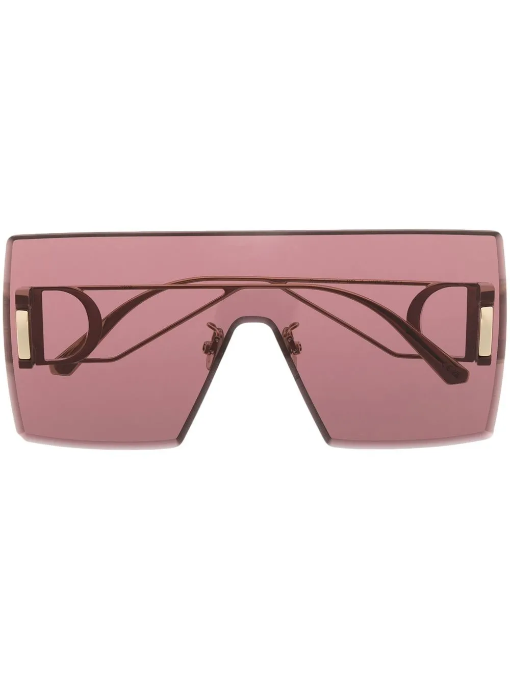 

Dior Eyewear 30Montaigne mask sunglasses - Gold