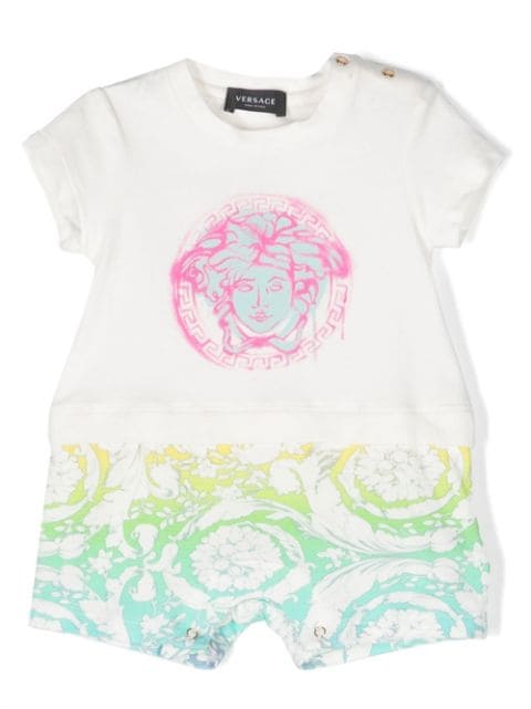 Versace Kids - logo-print cotton shorties