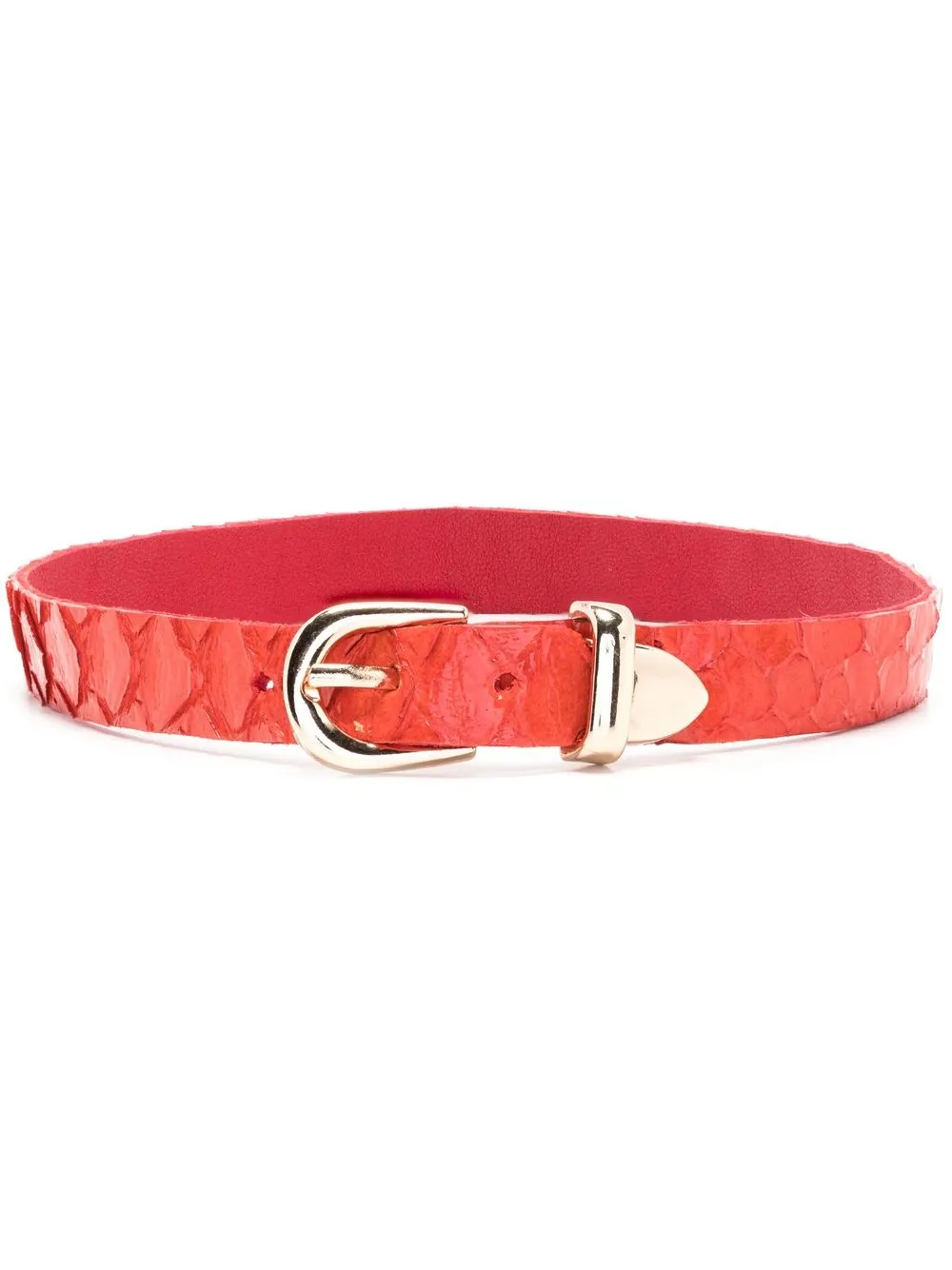 

Manokhi belt-detail choker - RED