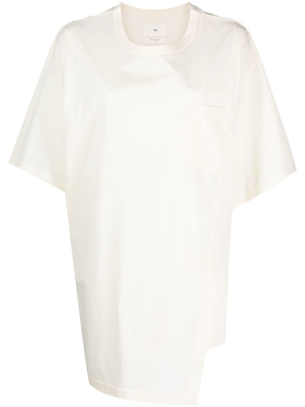 Y-3 asymmetric short-sleeve T-shirt