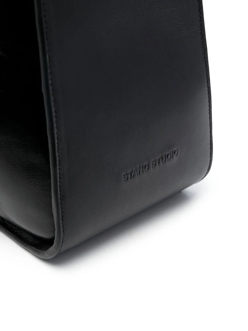 STAND STUDIO embossed-logo Tote Bag - Farfetch