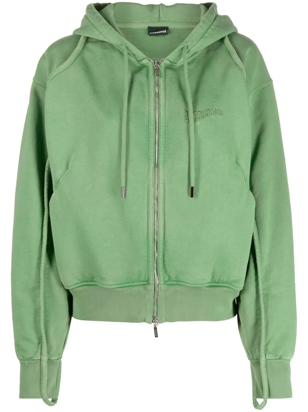 

Jacquemus Clay logo zipped sweatshirt - Green