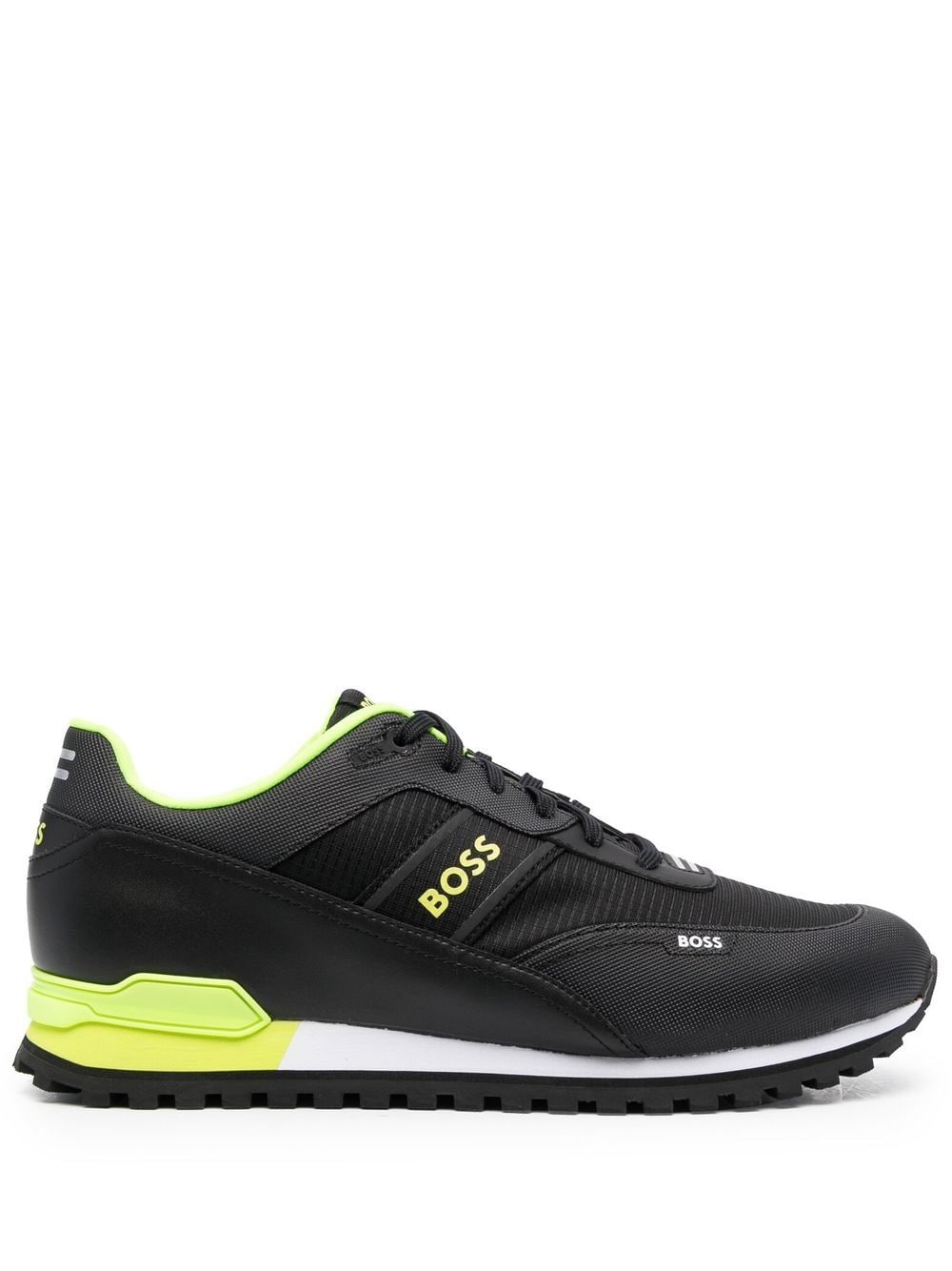 Hugo Boss Logo Low-top Sneakers In Black