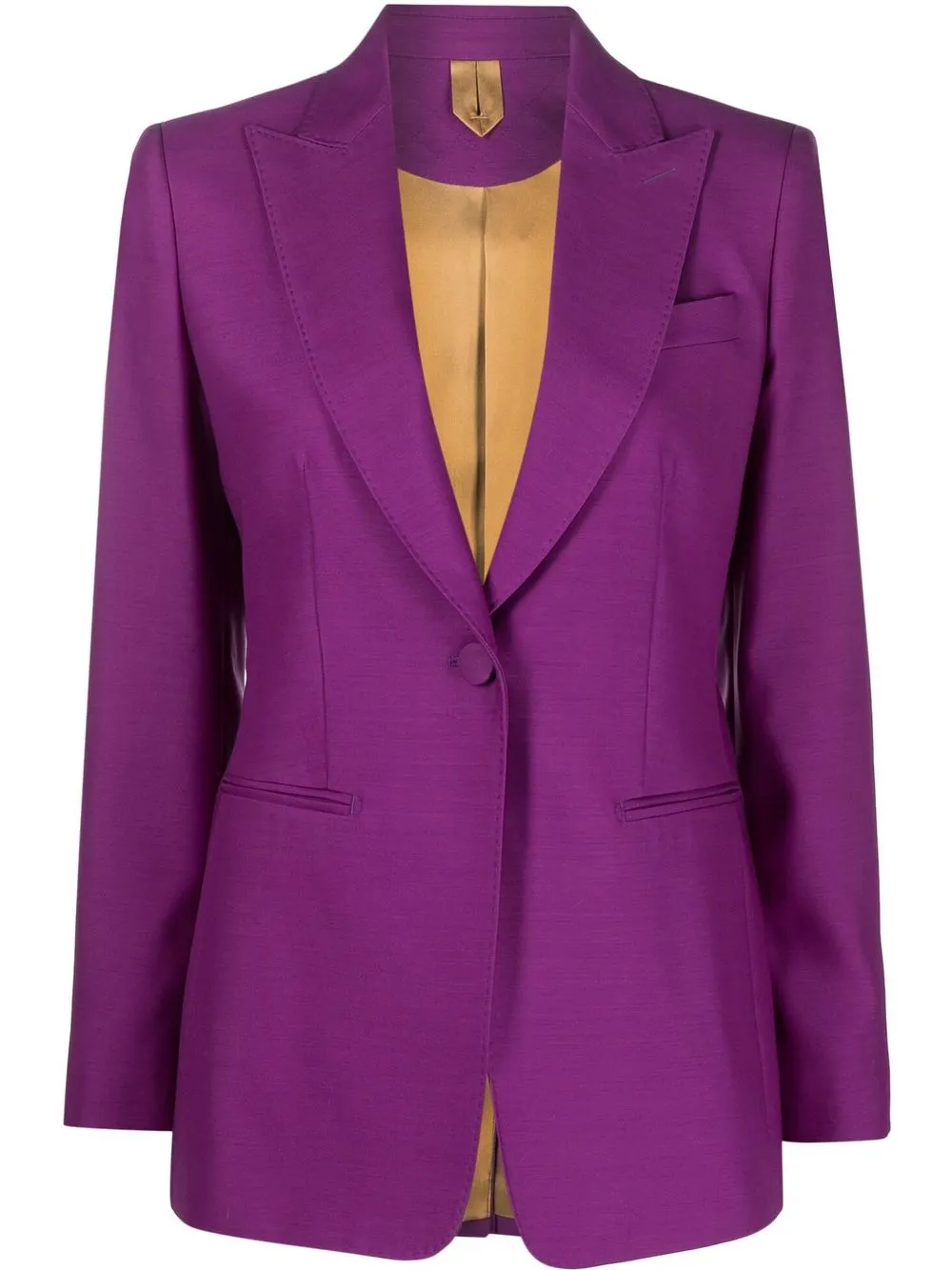 Max Mara Einreihiger Blazer - Violett