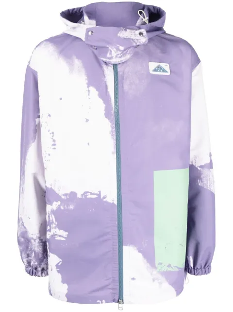 OAMC chamarra con capucha y estampado tie-dye