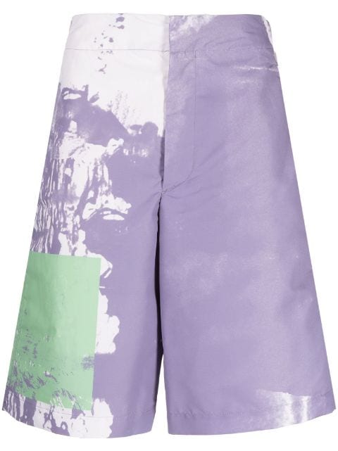 OAMC abstract-print bermuda shorts