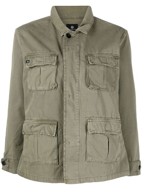 AG Jeans multiple pockets military jacket