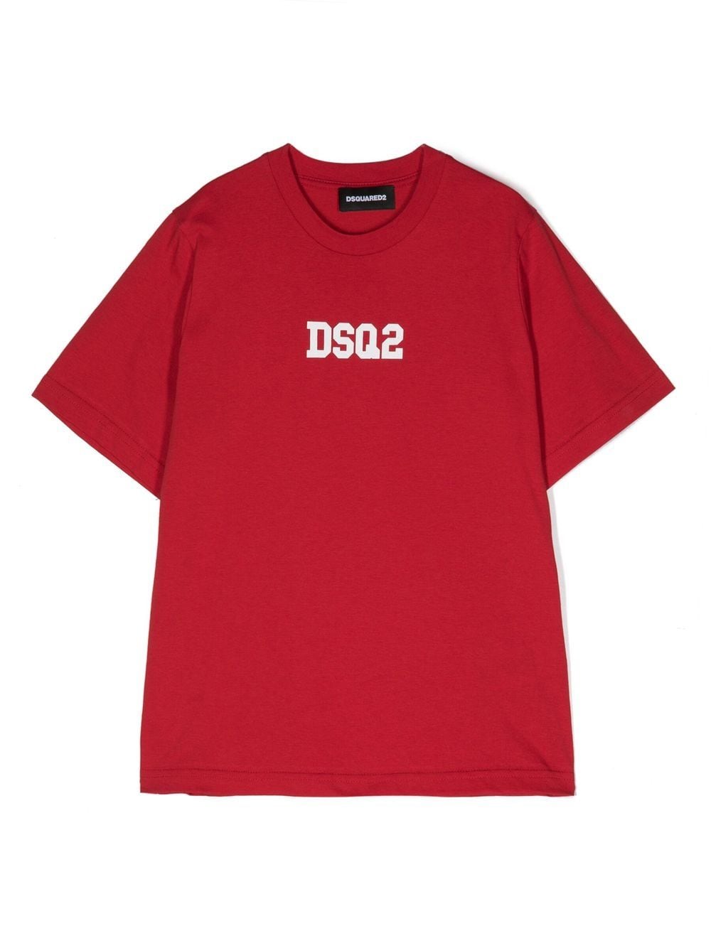 Dsquared2 Kids' Logo-print Detail T-shirt In Red