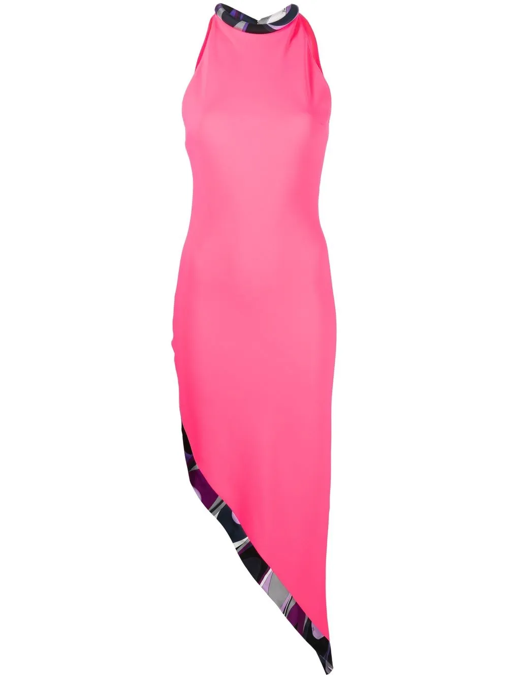 

PUCCI asymmetric sleeveless dress - Pink