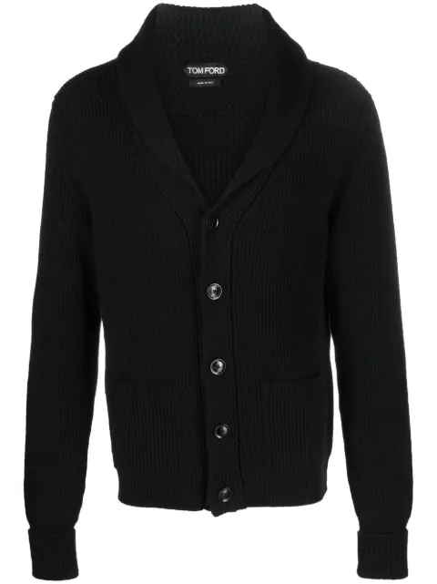 TOM FORD ribbed button-fastening cardigan 