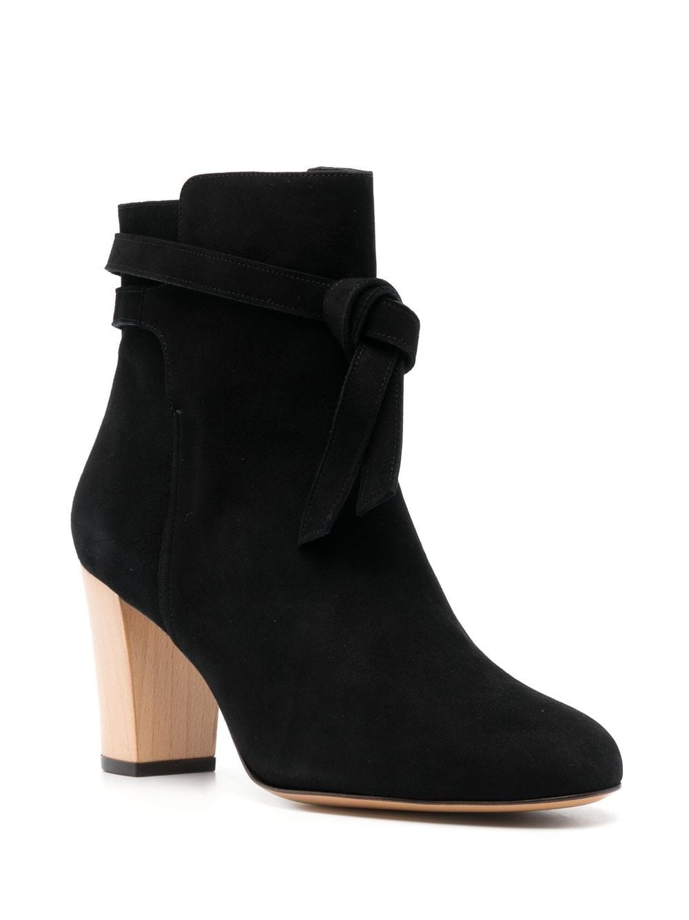Shop Tila March Suede Leather Ankle Boots In Schwarz