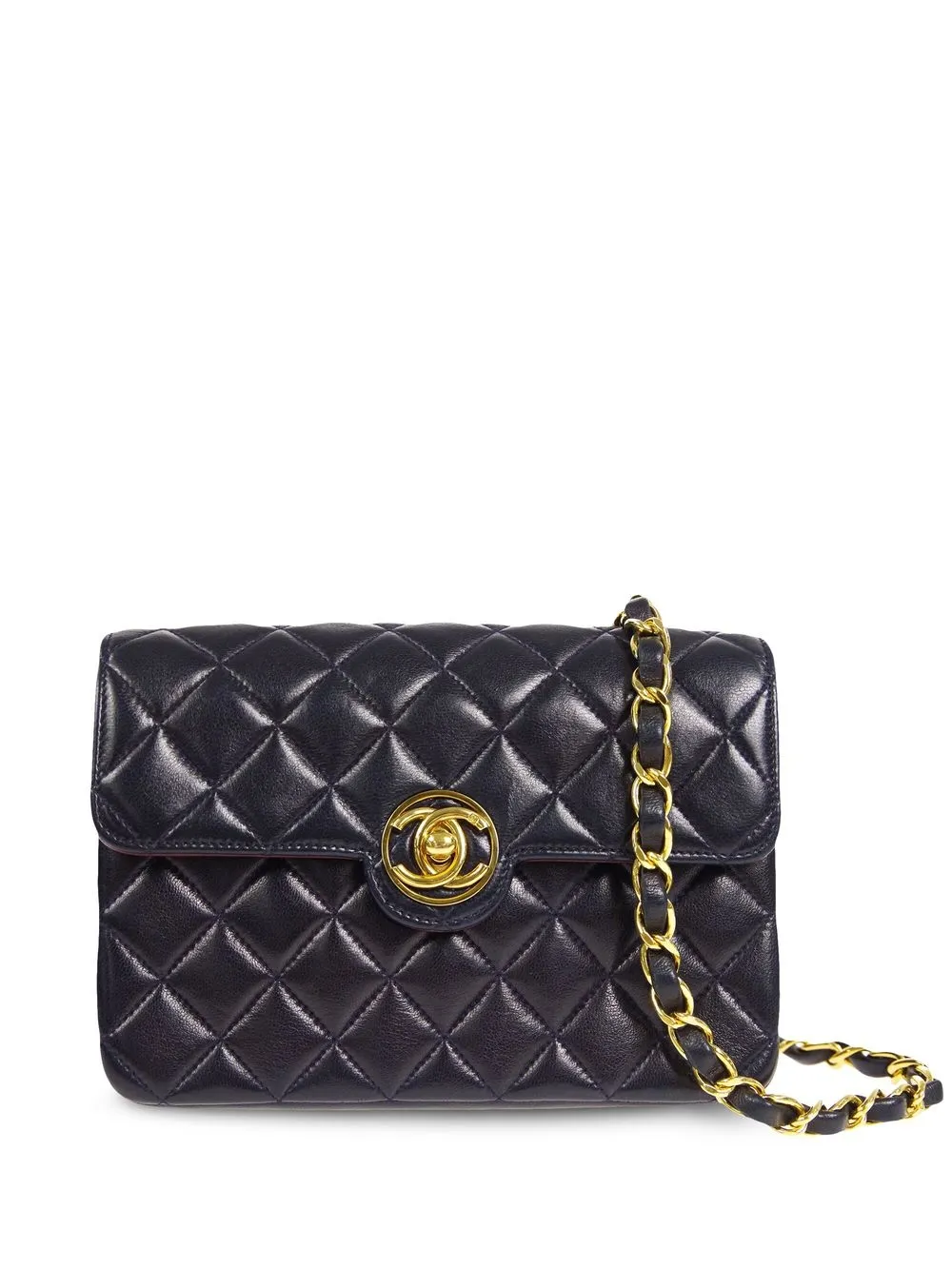 

CHANEL Pre-Owned 1995 quilted shoulder bag - Black