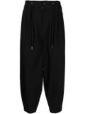 SONGZIO drop-crotch trousers - Black