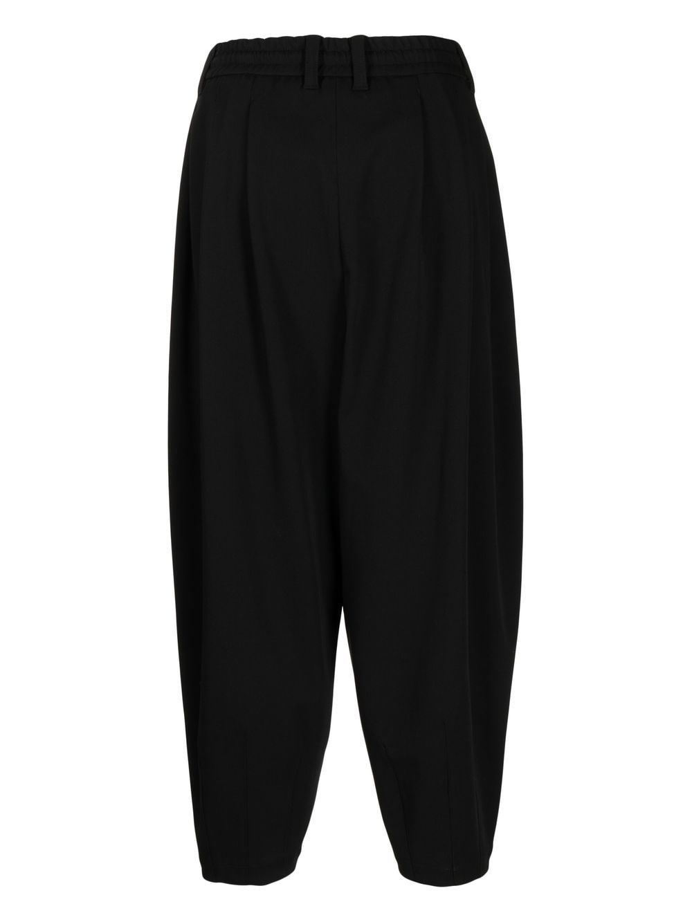 Shop Songzio Drop-crotch Trousers In Black