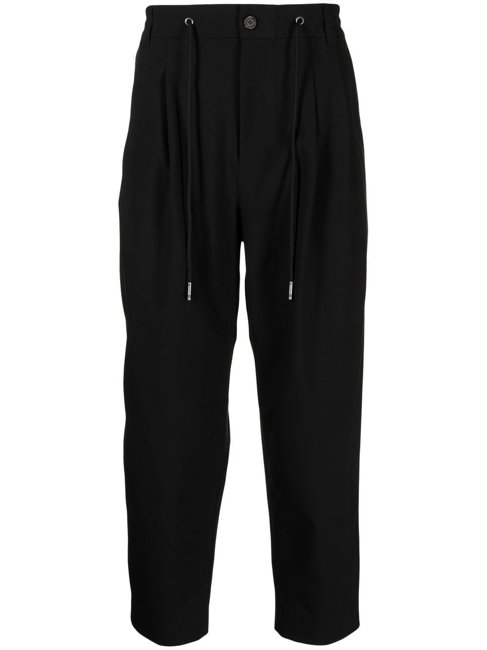 Songzio Carrot Tapered-leg Trousers In Black