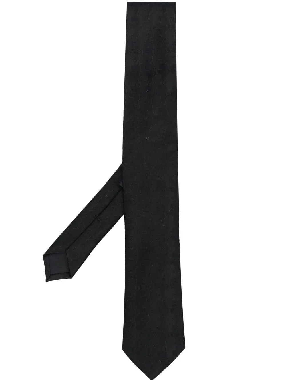 

Karl Lagerfeld jacquard silk tie - Black